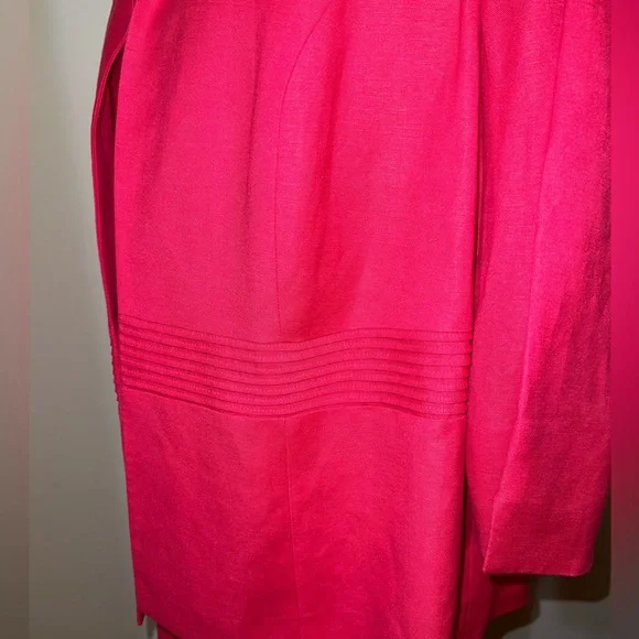 Jessica Howard Petite 2-Piece Pink Dress Set/Linen Blend/Size 16P - Picture 5 of 14